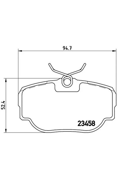 Brembo Set Placute Frana Frana Disc Land Rover Discovery 2/Range Rover 2