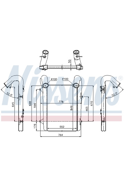 Nissens Intercooler Compresor Daf Xf 105