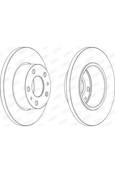BERAL Disc Frana Iveco Daily 3 Caroserie/Daily 3 Platou / Sasiu