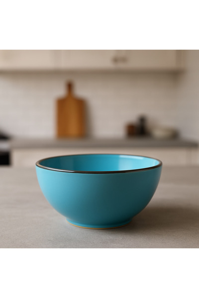 OEM Set vesela 16 piese pentru 4 persoane, Ceramica, design modern, culoare Verde, Bleu