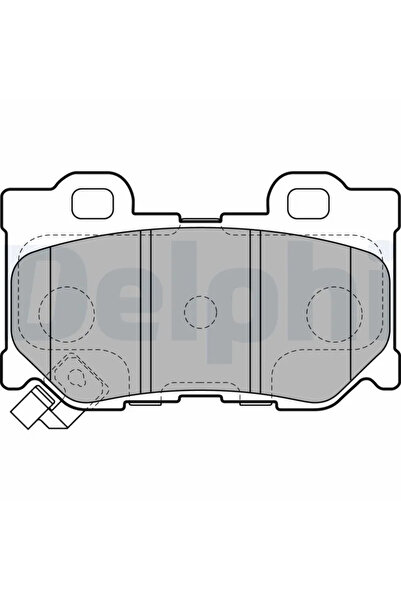 DELPHİ Brake Pad Set Disc Brake Infiniti Fx/G/M Nissan 370Z Roadster/370Z Coupe
