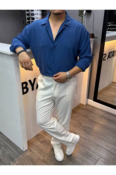 BYATA MENS STYLE Men's Aerobin Fabric Shirt