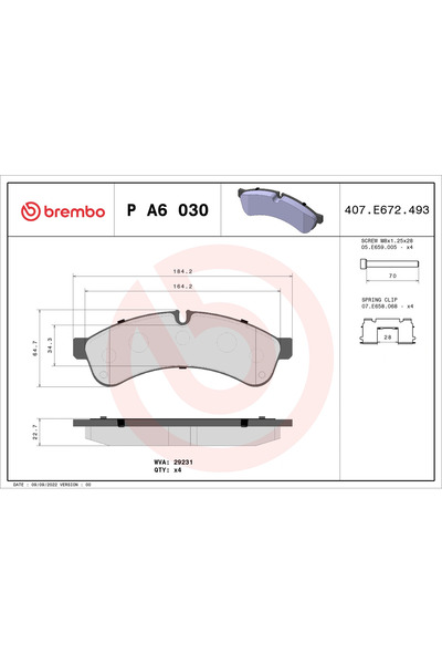 Brembo Set Placute Frana Frana Disc Irisbus Daily Tourys Iveco Daily 4 Carose...