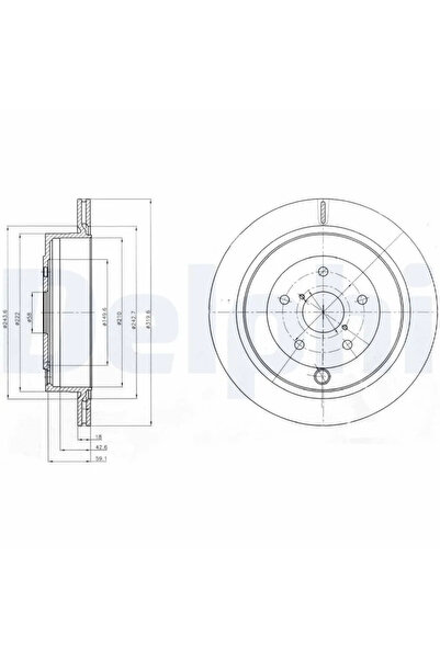 DELPHİ Disc Frana Subaru Tribeca