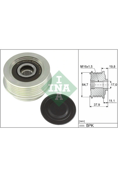 FAG Sistem Roata Libera Generator Audi A3/Q3/Tt Cupra Formentor