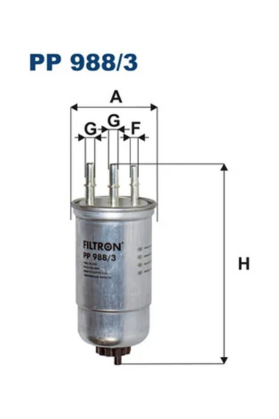 Filtron Filtru Combustibil Renault Logan I Combi (ks_) 2007-2015 Diesel