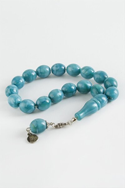 CT STONES 17-Piece Oval Shaped Rosary Beads