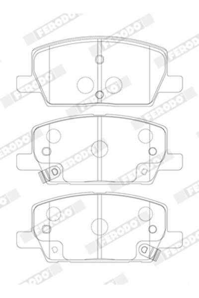 FERODO Brake Pad Set Disc Brake Chevrolet Trax Opel Insignia B Country Tourer...