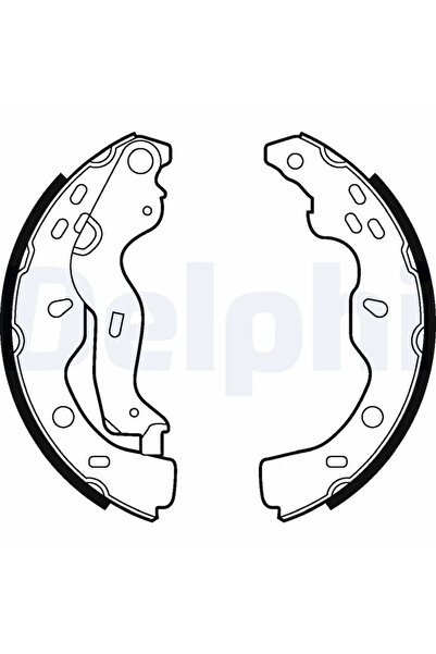 DELPHİ Комплект спирачни накладки Fiat Sedici Mitsubishi L 300 3 Bus