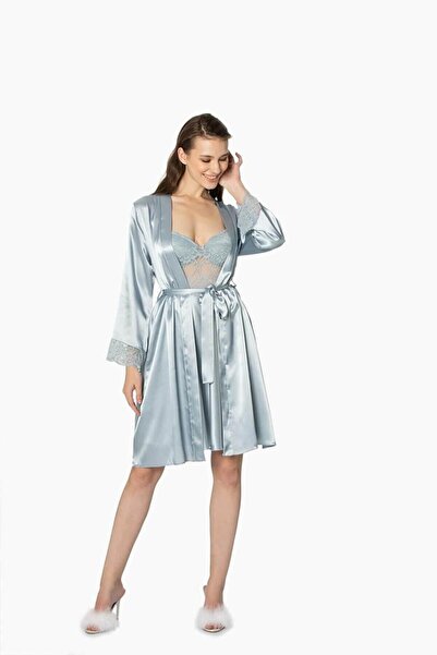 Pierre Cardin Set cămașă de noapte acoperită cu sutien Mist 4265