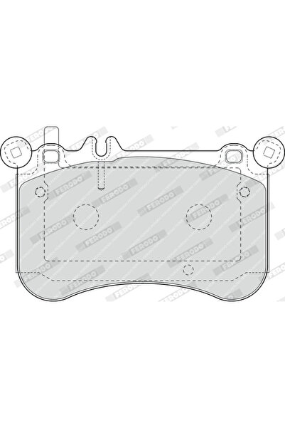 FERODO Brake Pad Set Disc Brake Mercedes-Benz Cls/E-Class/S-Class