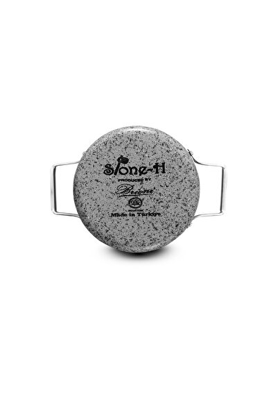 Brioni Stone-Age 28 cm Çizilmez Yanmaz Yapışmaz İndüksiyonlu Derin Tencere