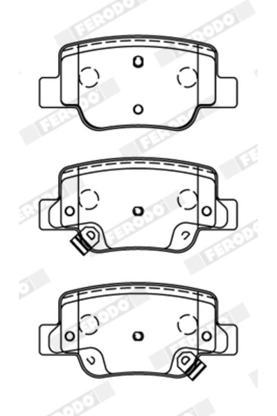 FERODO Set Placute Frana Frana Disc Toyota Verso