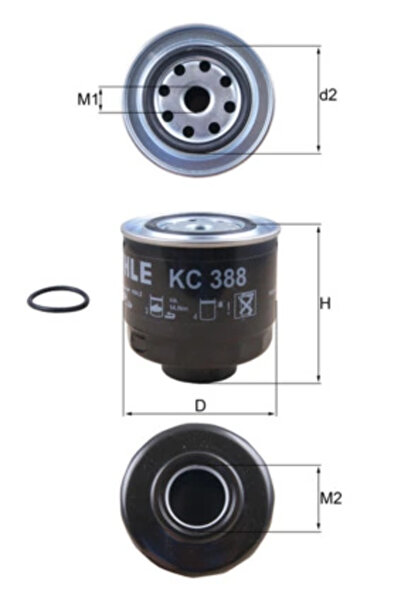 KNECHT Filtru Combustibil Mitsubishi L200 / Triton