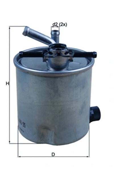 KNECHT Filtru Combustibil Nissan 10-Trail 1/Cabstar