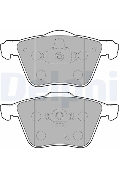 DELPHİ Комплект спирачни накладки за дискови спирачки Volvo S80 2/V70 3/XC70 2