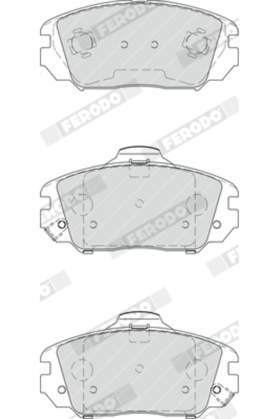 FERODO Brake Pad Set Disc Brake Honda Civic 8 Sedan Hyundai Grandeur/Sonata 5...
