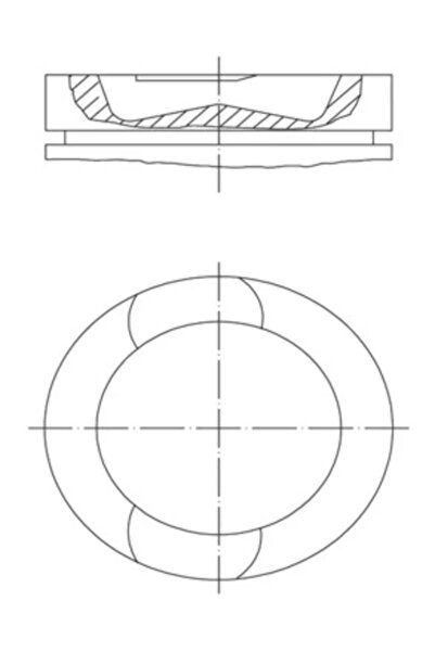 MAHLE Piston Renault Trucks C/D/K Volvo B11/Fm
