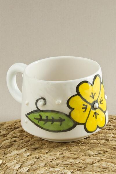 feryal Floral Patterned Ceramic Mug