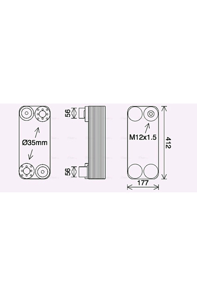 AVA Quality Cooling Radiator Retarder Scania 4 - Series