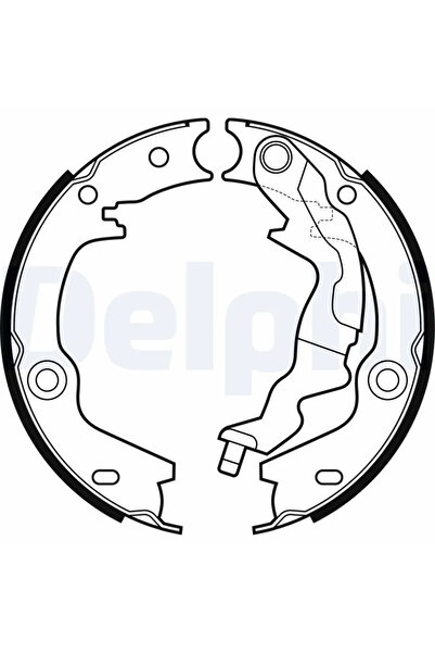 DELPHİ Kia Cerato 2 Limousine/Cerato Koup 2 Hand Brake Shoe Set