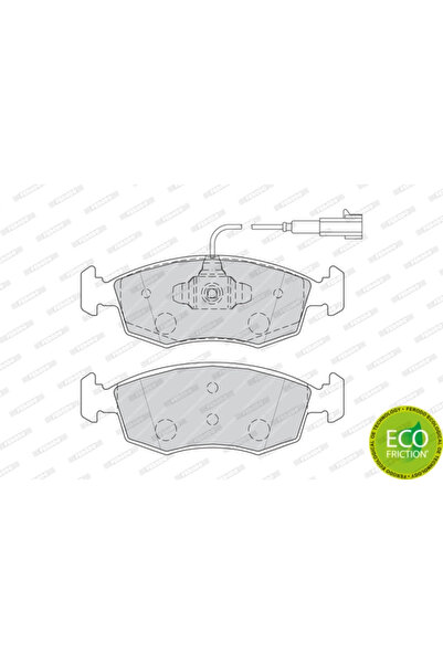 FERODO Brake Pad Set Disc Brake Alfa Romeo Mito Citroen Nemo Van/Saloon Spacious