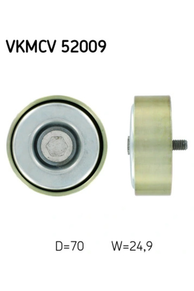 SKF Drive belt guide pulley FIAT DUCATO body (244_) 2001-2011