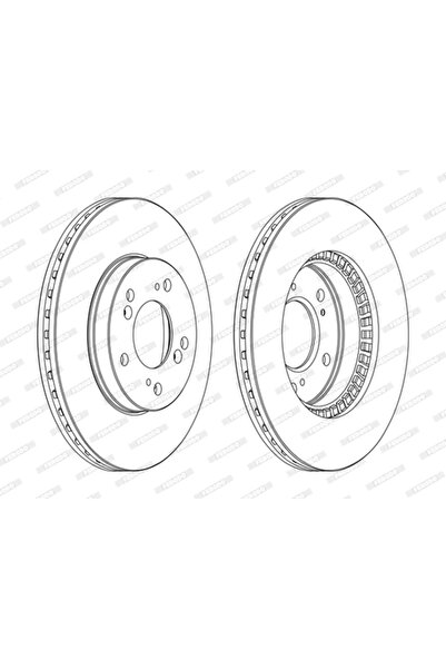 FERODO Brake Disc Acura Legend 2/Legend Coupe/Rl Honda Cr-5 1/Hr-5/Integra Coupe