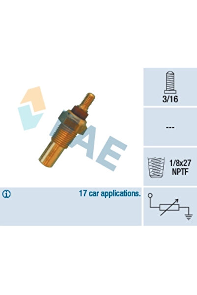 FAE Senzor,temperatura Lichid De Racire Mazda 121 Iii (jasm, Jbsm) 1996-2003 Diesel