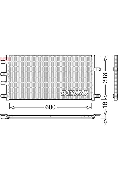 DENSO Radiator Racire Motor Iveco Daily 5 Caroserie