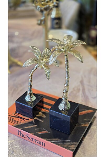 ANL 2'li metal palmiye obje