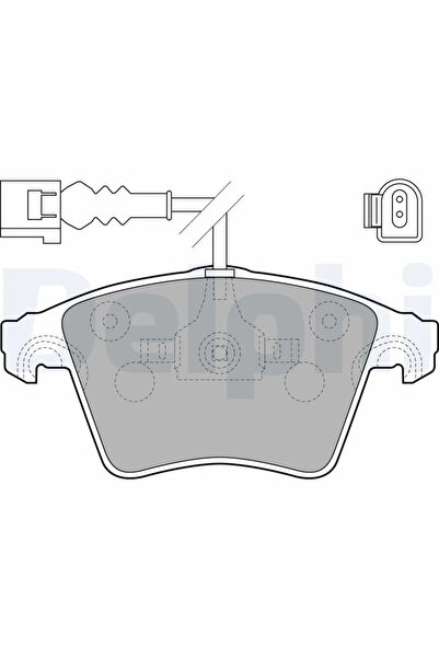DELPHİ Set Placute Frana Frana Disc Vw Multivan T5/Transporter T5 Bus/Transpo...