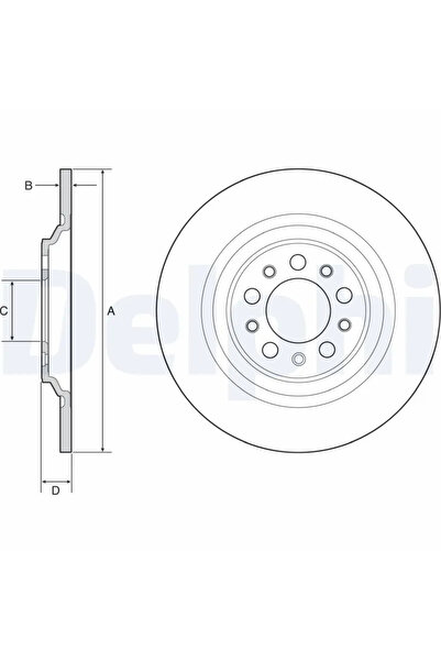 DELPHİ Disc Frana Jeep Cherokee