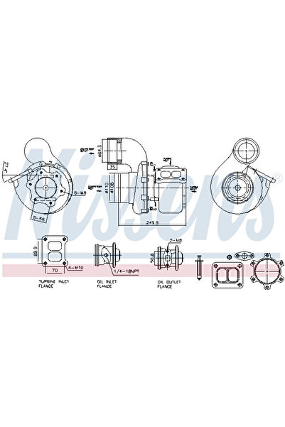 Nissens Compresor Sistem De Supraalimentare Renault Trucks Kerax/Premium