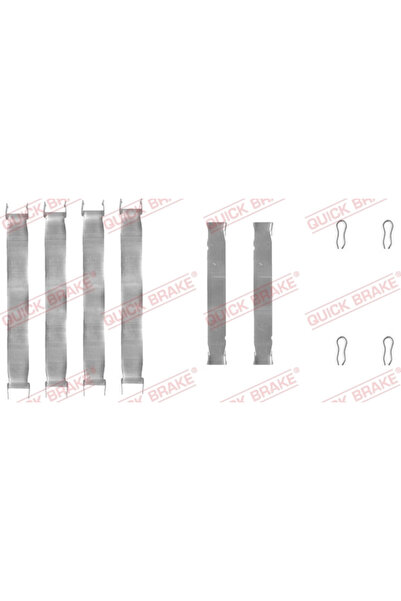 QUICK BRAKE Set Accesorii Placute Frana Dacia 1310 Renault 12/16/21