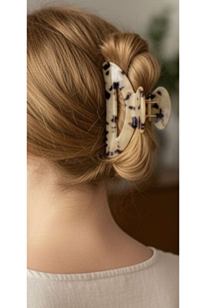 bettin tasarım مجموعة مشابك شعر نسائية كبيرة بنمط الفهد والزيبرا والرخام مقاس...