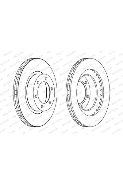 FERODO Disc Frana Lexus Gx Toyota 4 Runner 4/Land Cruiser Prado