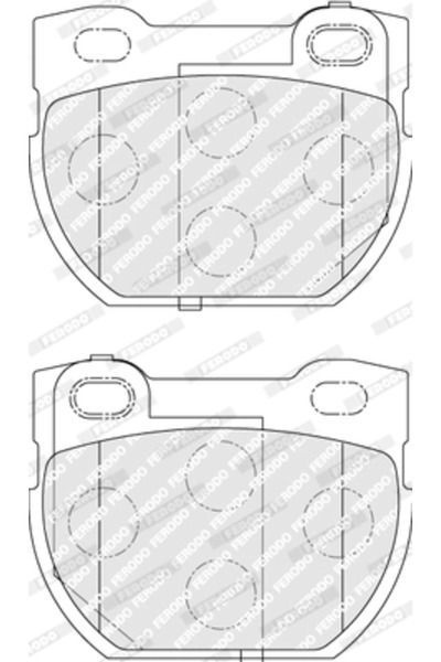 FERODO Set Placute Frana Frana Disc Land Rover Defender