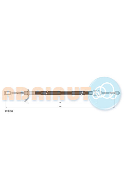 Adriauto Cablu Frana De Parcare Spate Stanga Chrysler Voyager 4