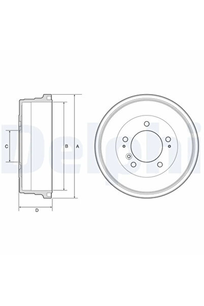 DELPHİ Tambur Frana Toyota Land Cruiser