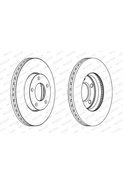 FERODO Disc Frana Mazda 3/5