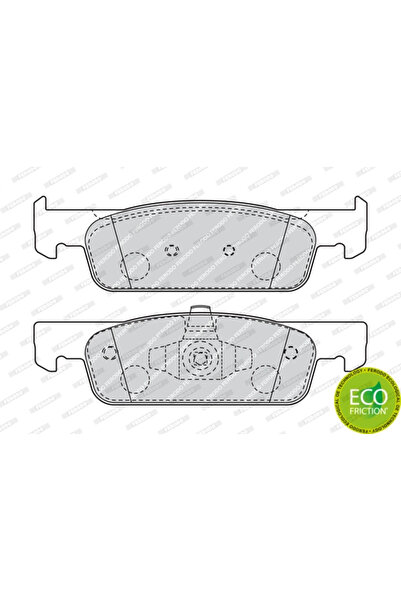 FERODO Set placute frana frana disc DACIA LOGAN MCV II 2013-2018 FDB4615 (Benzina)