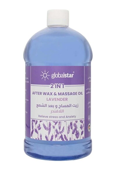 BASSMA زيت التدليك واللافندر من جلوبال ستار وبعد إزالة الشعر بالشمع أرجواني 5...