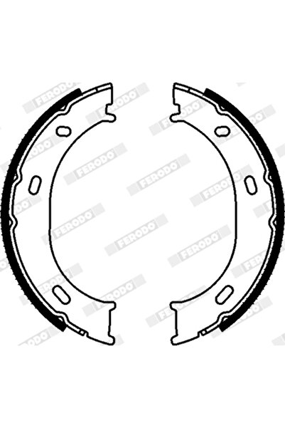 FERODO Set saboti frana frana de mana MERCEDES-BENZ SPRINTER CLASSIC 3 5-t caroserie (B909) 2013-2018 FSB62