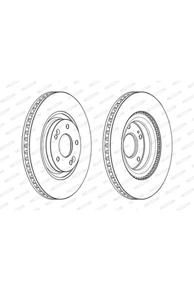FERODO Disc Frana Hyundai Grandeur/Sonata 7/Tucson Kia Cadenza 1/Cee'D/Optima