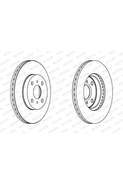 FERODO Brake Disc Faw (Tianjin) Vela/Vizi Toyota Echo Limousine/Ist/MR2 3