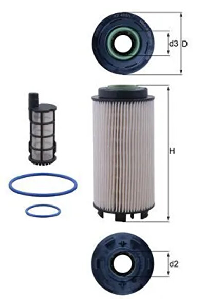 KNECHT Filtru Combustibil Mercedes-Benz Actros MP4 / MP5/Arocs/Atego 3