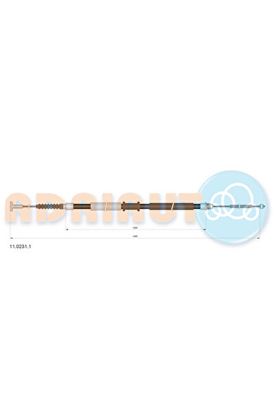Adriauto Cablu Frana De Parcare Spate Stanga Fiat Marea Weekend
