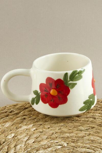 feryal Floral Patterned Ceramic Mug