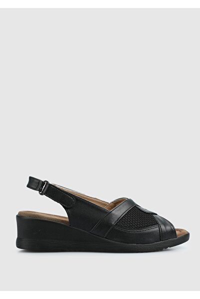 Eclipse Sandale confortabile pentru femei negre